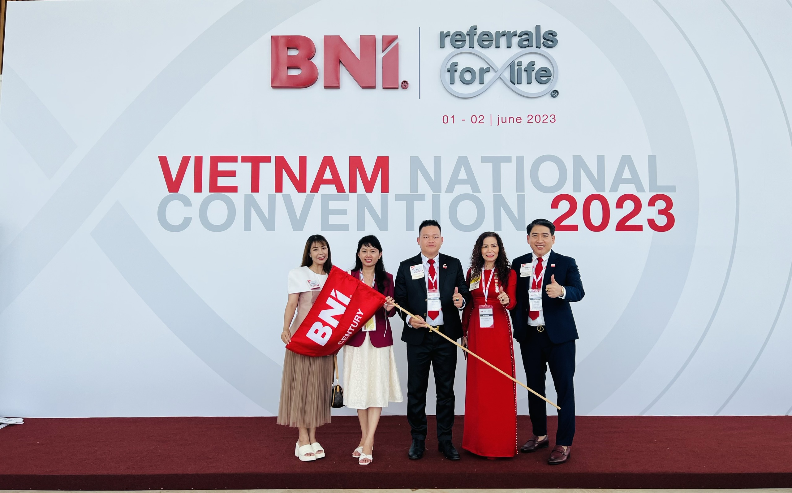 Đại diện BNI Century tại Vietnam National Convention 2023